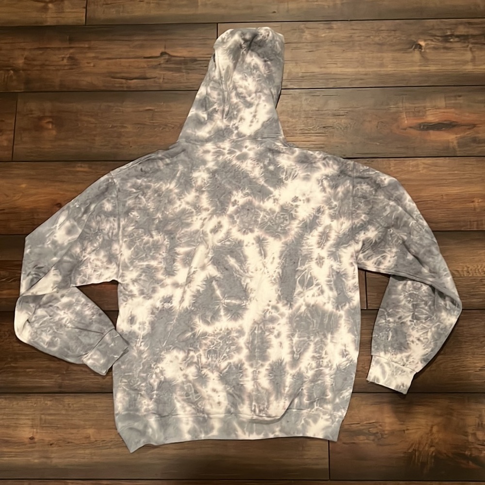Artist Union Grey/Gray Tye-Die Hoodie Size Large - Picture 2 of 2